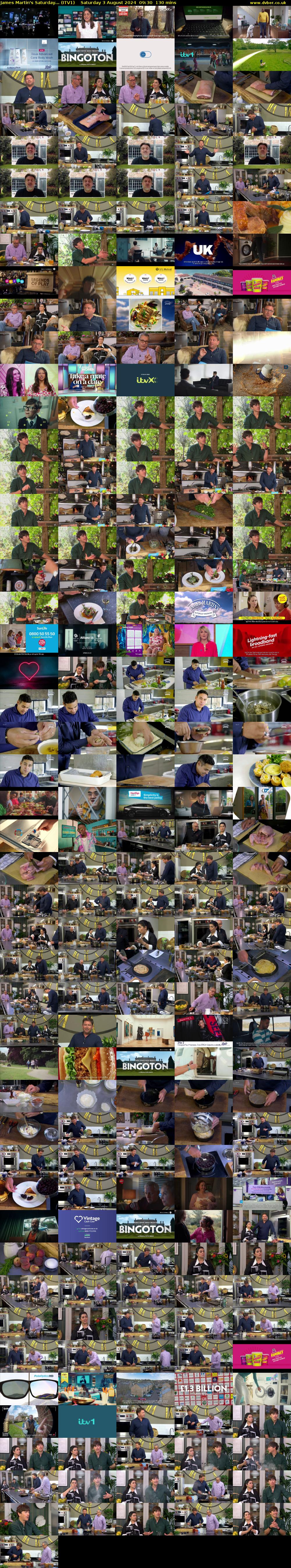 James Martin's Saturday... (ITV1) Saturday 3 August 2024 09:30 - 11:40