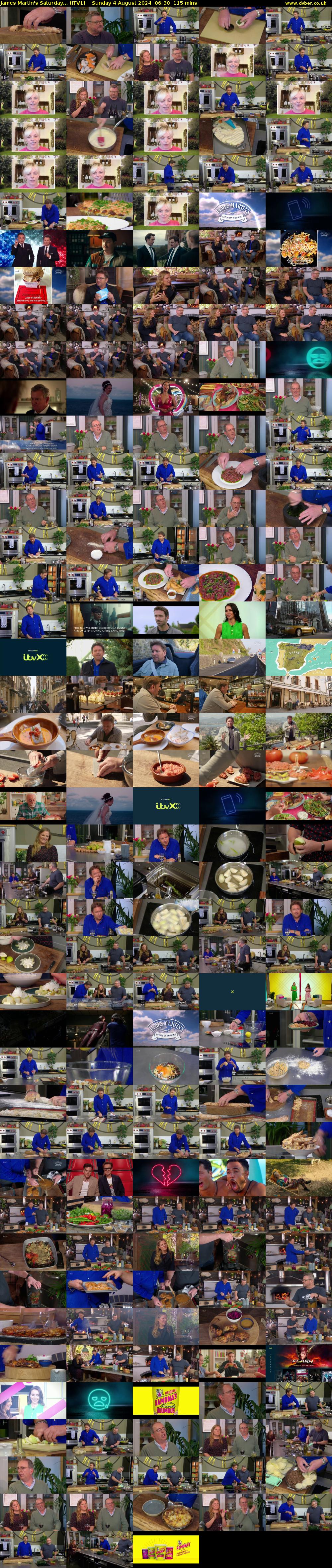James Martin's Saturday... (ITV1) Sunday 4 August 2024 06:30 - 08:25