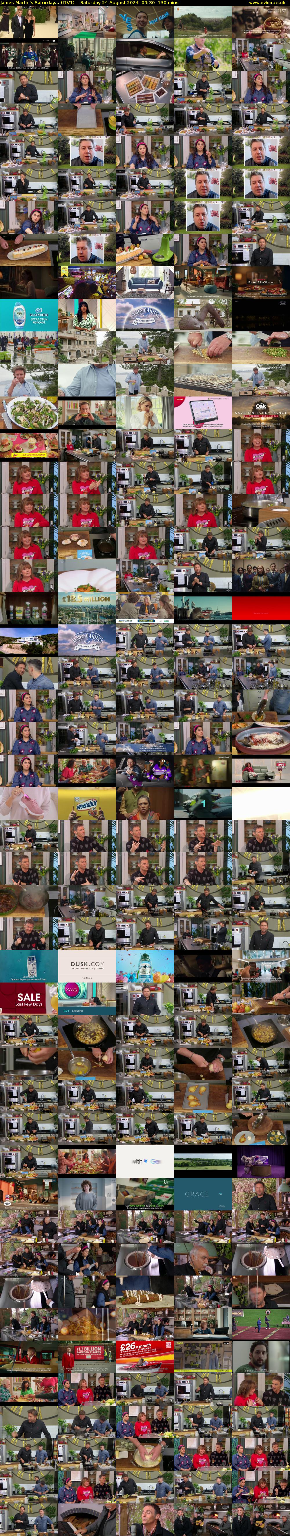 James Martin's Saturday... (ITV1) Saturday 24 August 2024 09:30 - 11:40