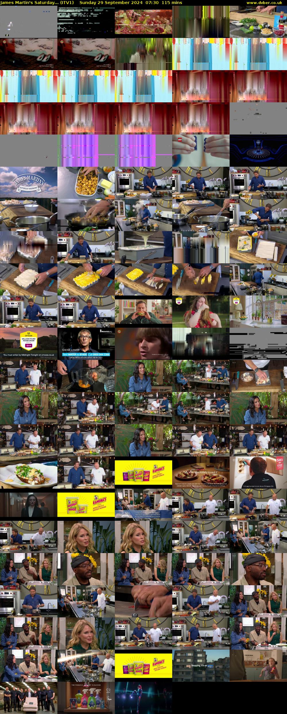 James Martin's Saturday... (ITV1) Sunday 29 September 2024 07:30 - 09:25
