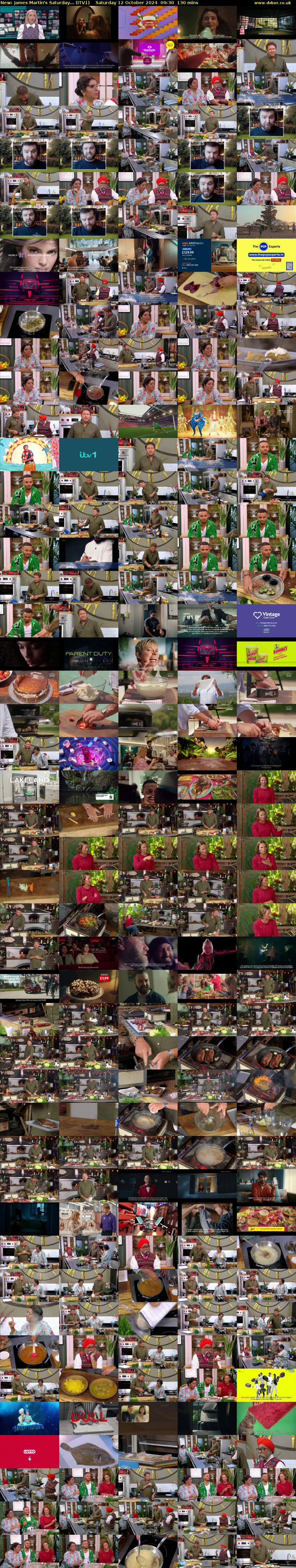 James Martin's Saturday... (ITV1) Saturday 12 October 2024 09:30 - 11:40