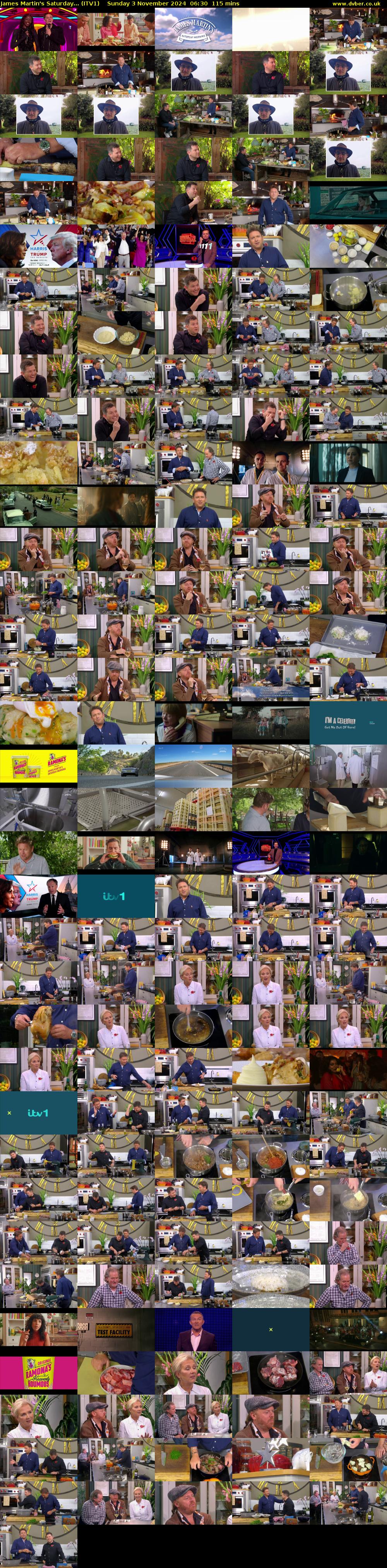 James Martin's Saturday... (ITV1) Sunday 3 November 2024 06:30 - 08:25