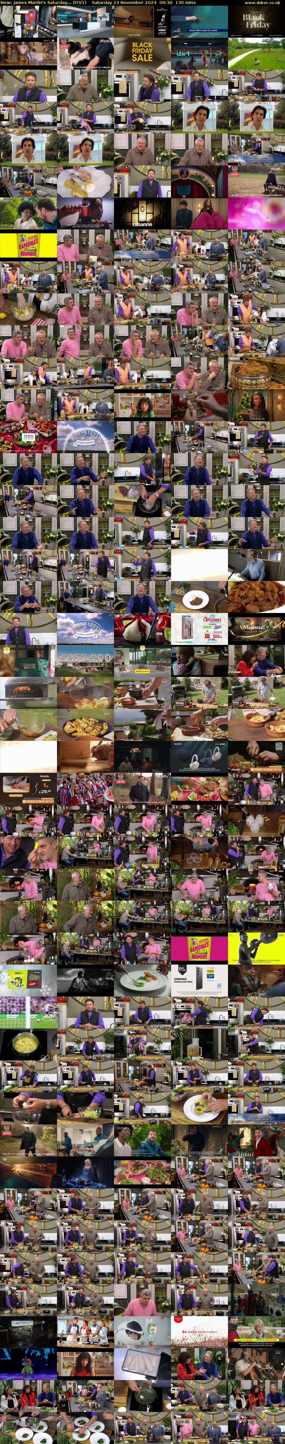 James Martin's Saturday... (ITV1) Saturday 23 November 2024 09:30 - 11:40