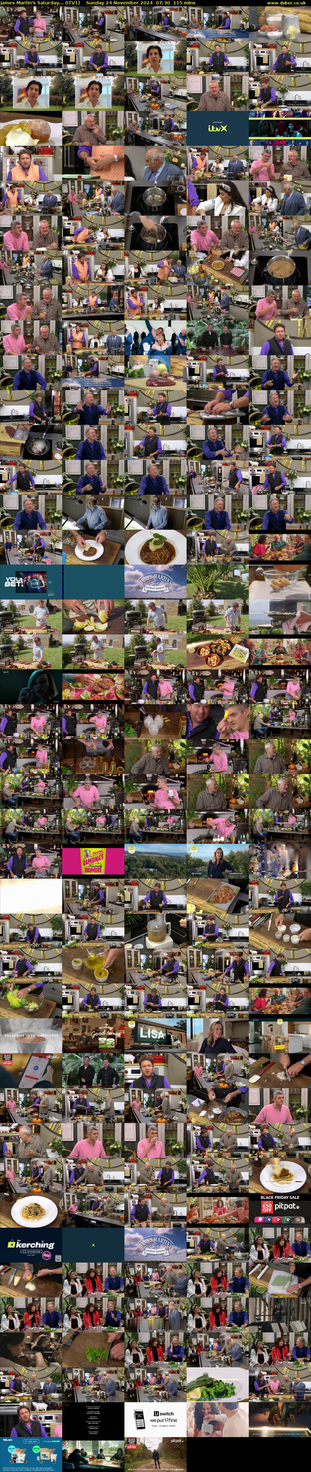 James Martin's Saturday... (ITV1) Sunday 24 November 2024 07:30 - 09:25
