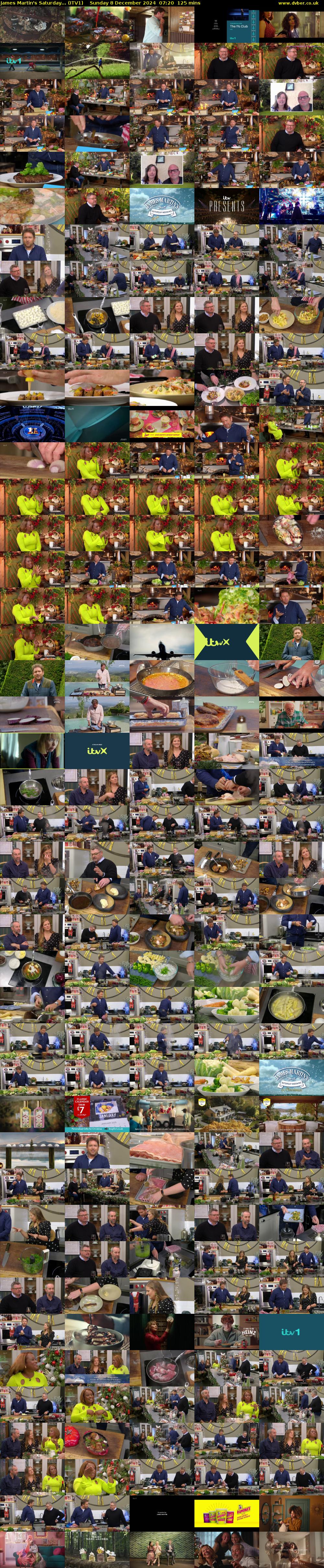 James Martin's Saturday... (ITV1) Sunday 8 December 2024 07:20 - 09:25