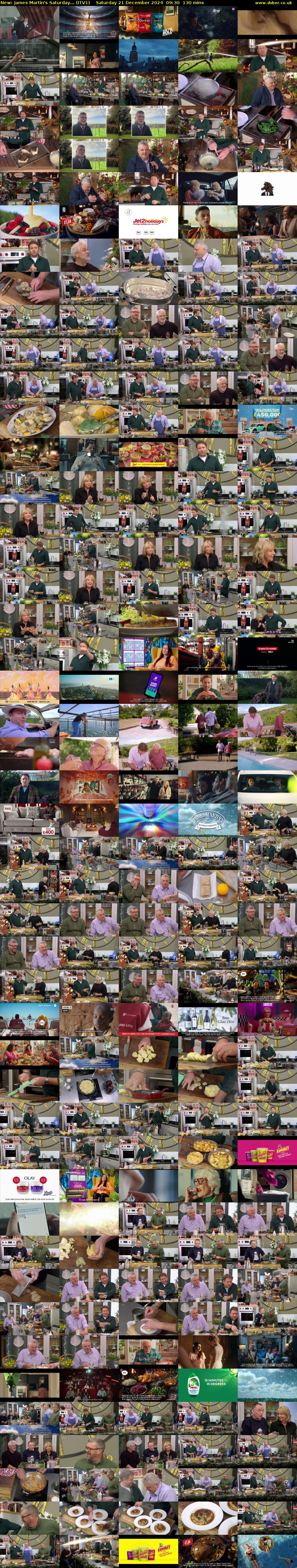 James Martin's Saturday... (ITV1) Saturday 21 December 2024 09:30 - 11:40