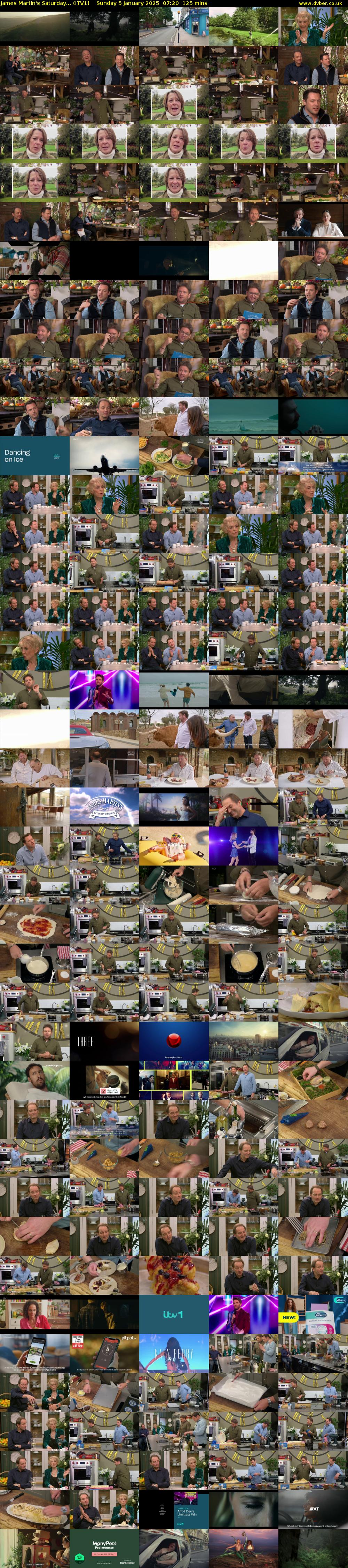 James Martin's Saturday... (ITV1) Sunday 5 January 2025 07:20 - 09:25