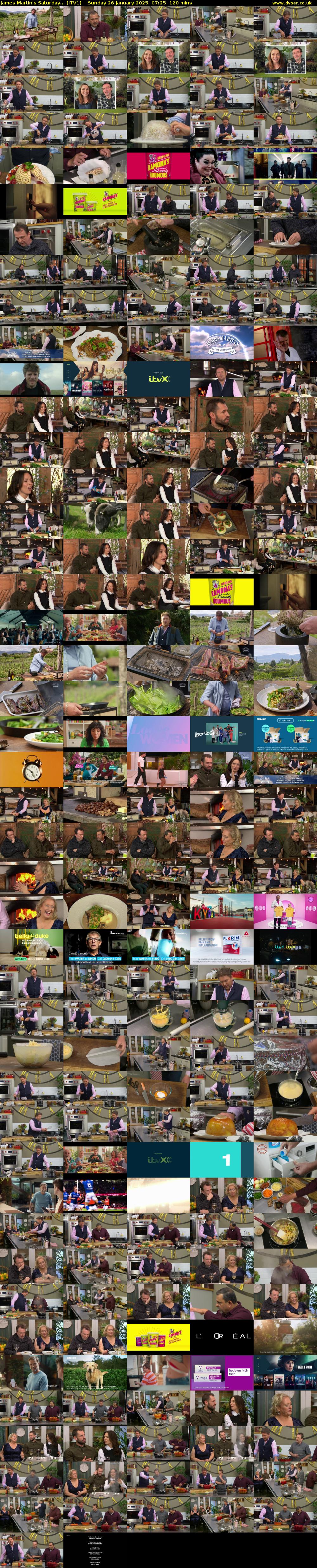 James Martin's Saturday... (ITV1) Sunday 26 January 2025 07:25 - 09:25