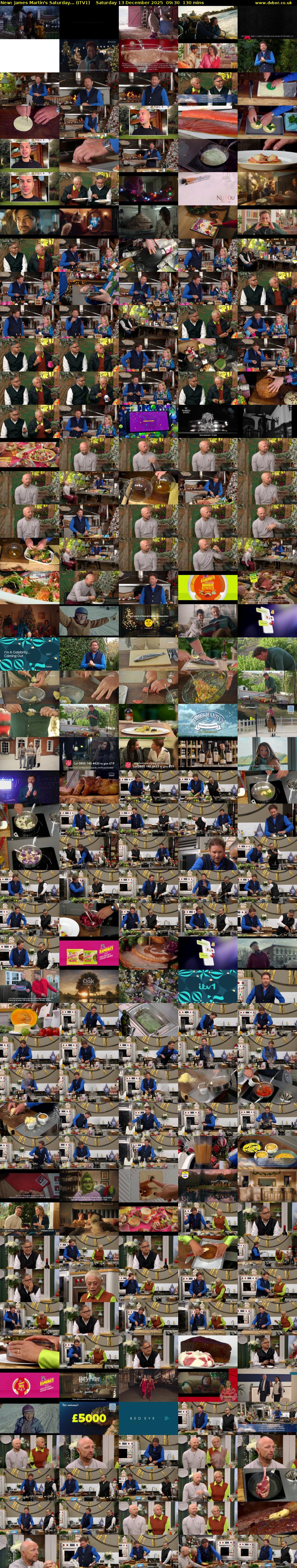 James Martin's Saturday... (ITV1) Saturday 13 December 2025 09:30 - 11:40