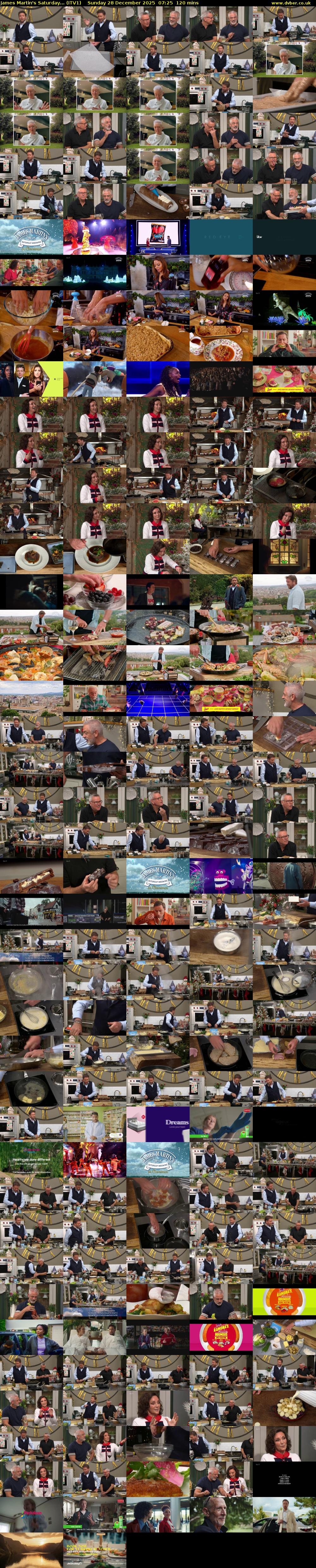 James Martin's Saturday... (ITV1) Sunday 28 December 2025 07:25 - 09:25