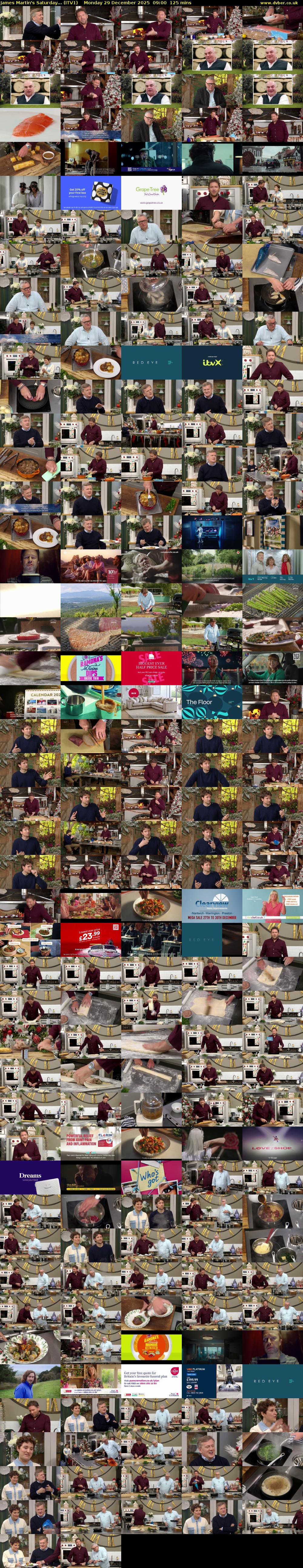 James Martin's Saturday... (ITV1) Monday 29 December 2025 09:00 - 11:05