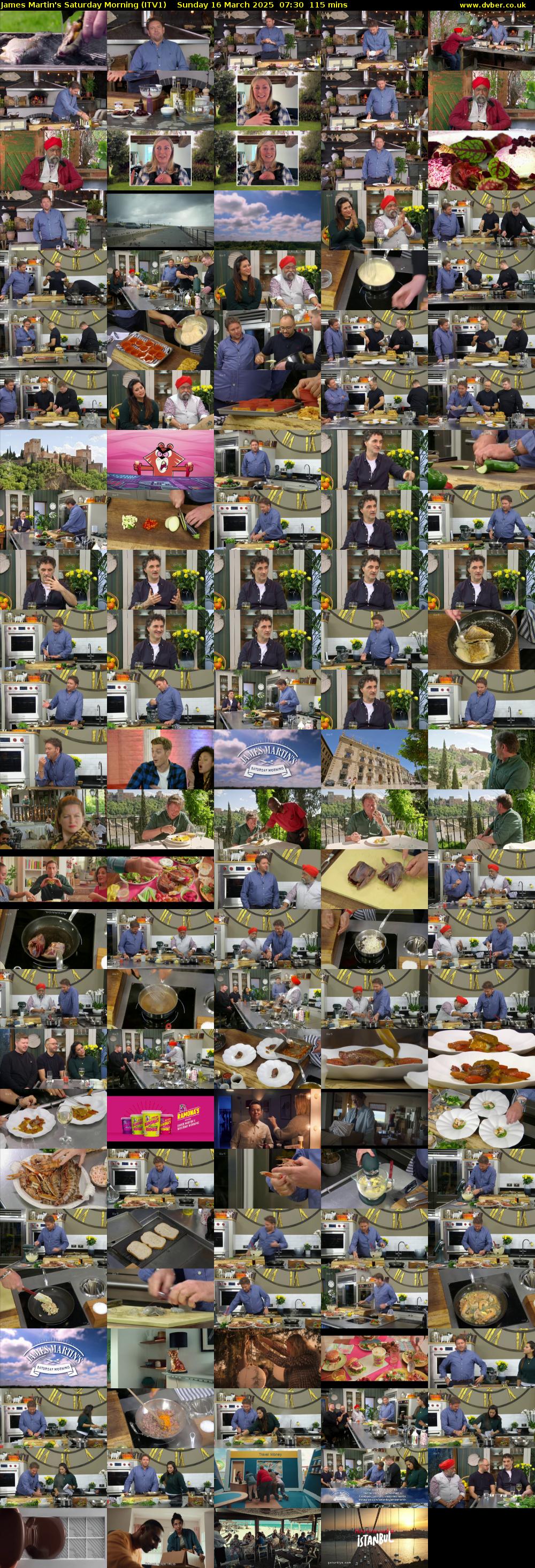 James Martin's Saturday Morning (ITV1) Sunday 16 March 2025 07:30 - 09:25