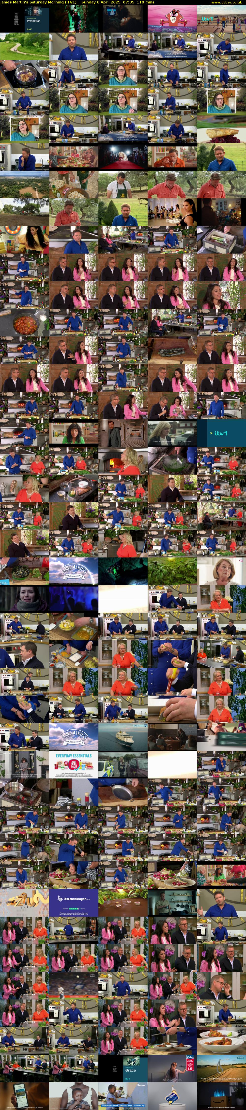 James Martin's Saturday Morning (ITV1) Sunday 6 April 2025 07:35 - 09:25