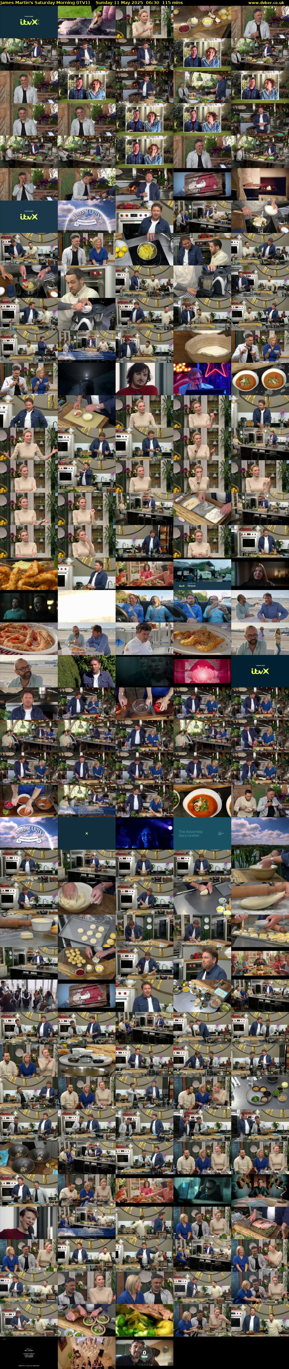 James Martin's Saturday Morning (ITV1) Sunday 11 May 2025 06:30 - 08:25