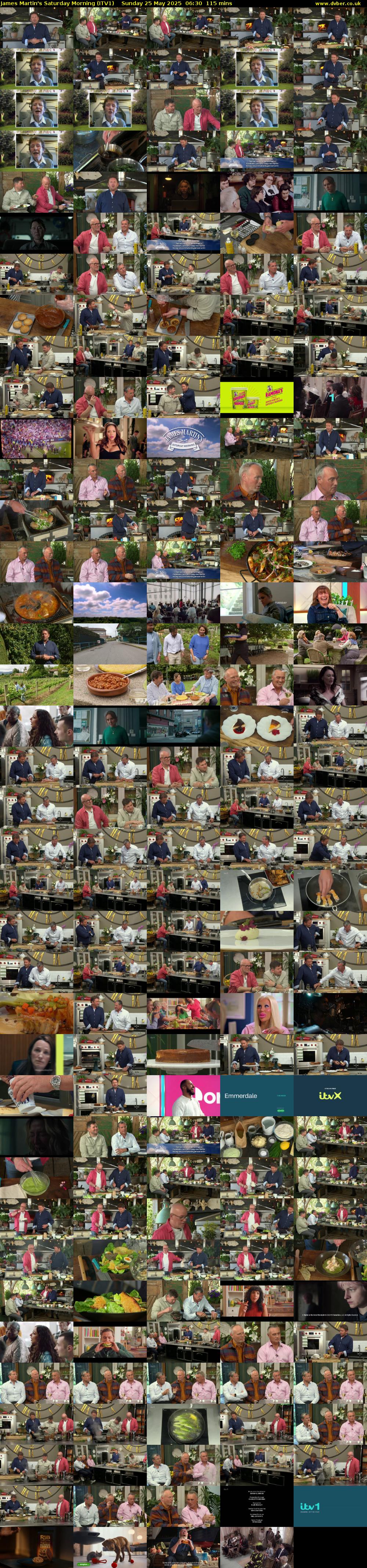 James Martin's Saturday Morning (ITV1) Sunday 25 May 2025 06:30 - 08:25