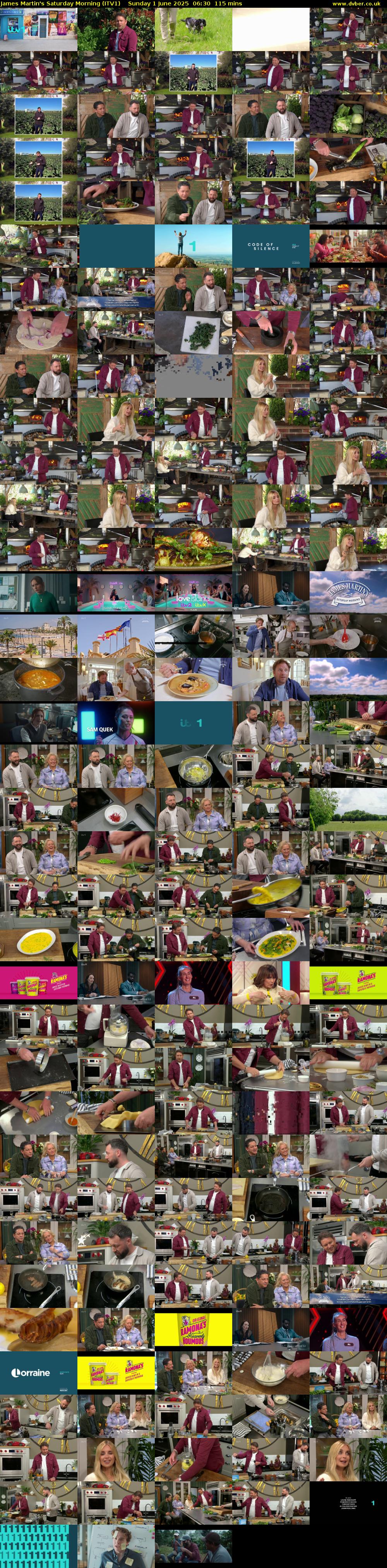 James Martin's Saturday Morning (ITV1) Sunday 1 June 2025 06:30 - 08:25