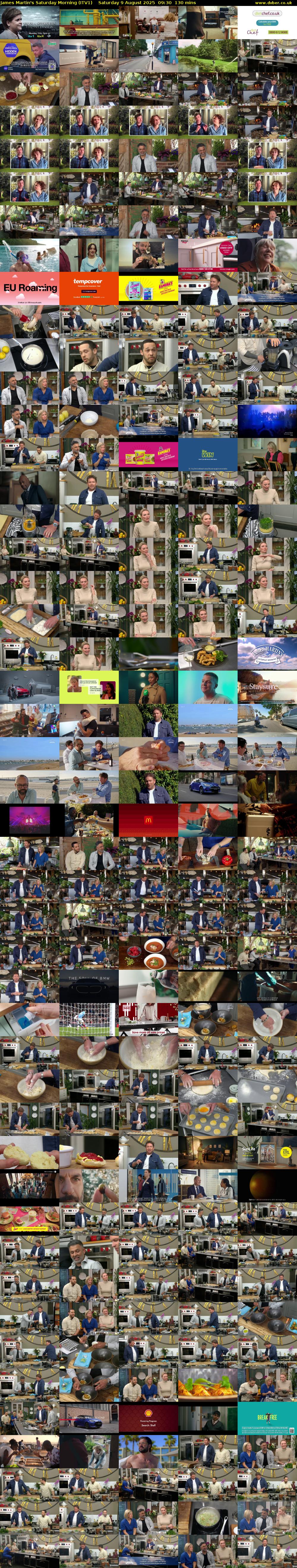 James Martin's Saturday Morning (ITV1) Saturday 9 August 2025 09:30 - 11:40