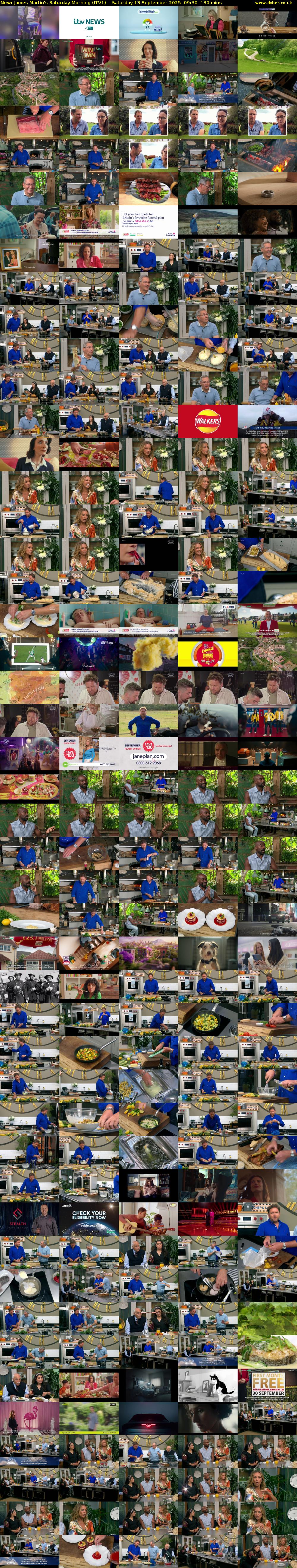 James Martin's Saturday Morning (ITV1) Saturday 13 September 2025 09:30 - 11:40