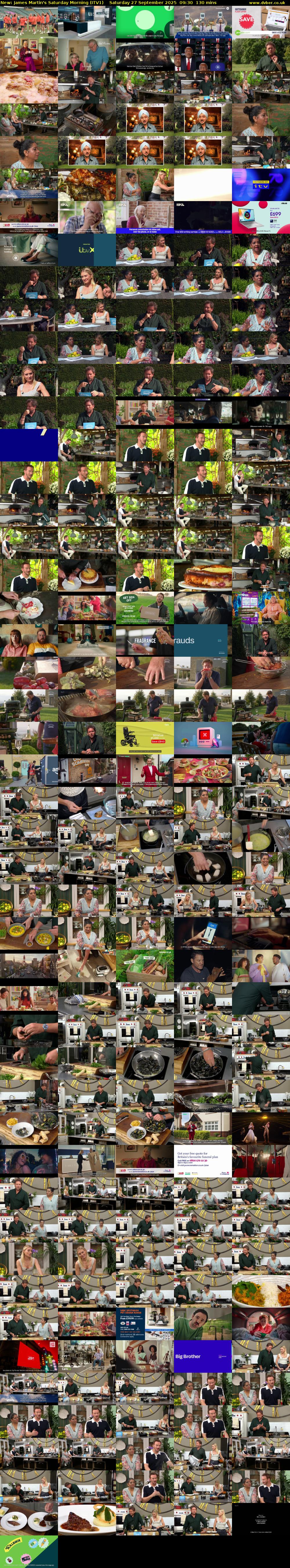 James Martin's Saturday Morning (ITV1) Saturday 27 September 2025 09:30 - 11:40
