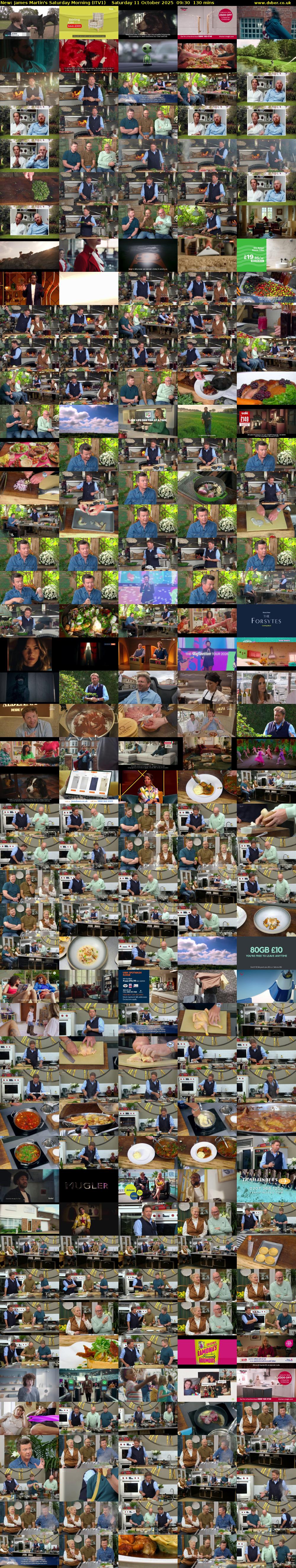 James Martin's Saturday Morning (ITV1) Saturday 11 October 2025 09:30 - 11:40