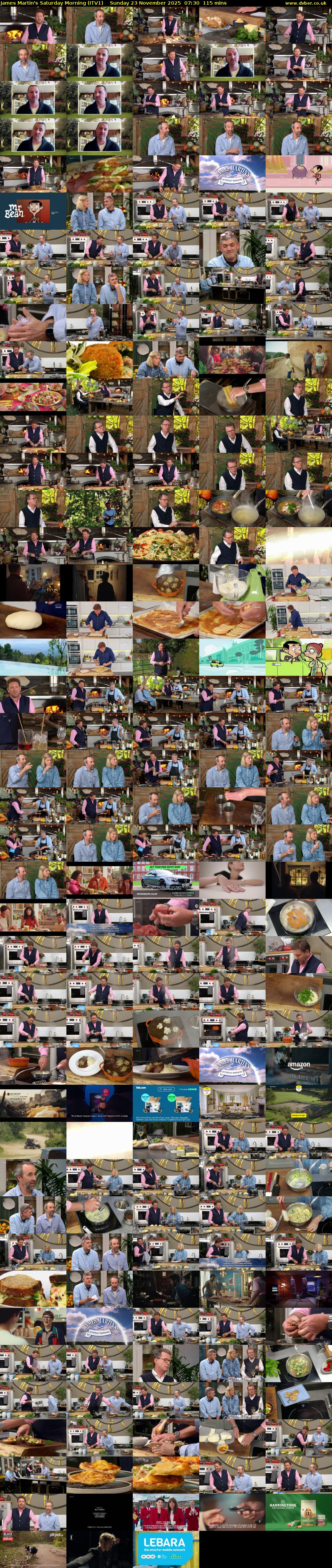 James Martin's Saturday Morning (ITV1) Sunday 23 November 2025 07:30 - 09:25