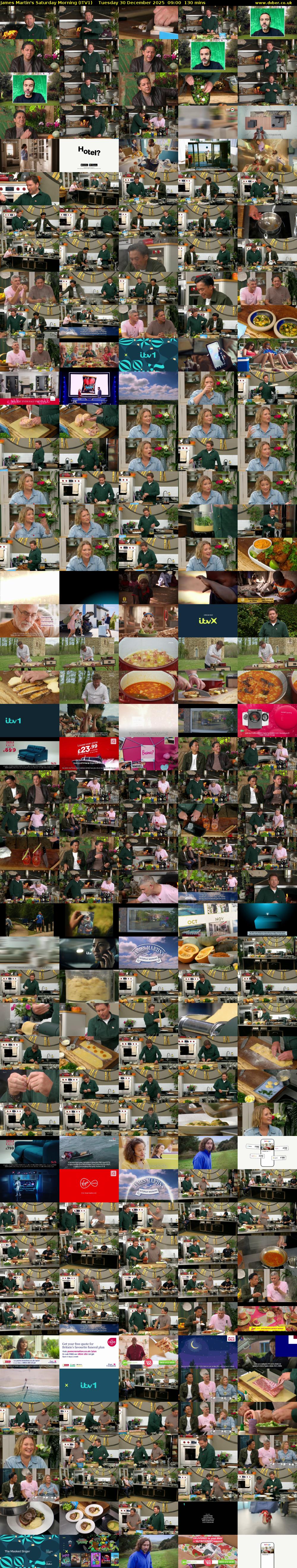 James Martin's Saturday Morning (ITV1) Tuesday 30 December 2025 09:00 - 11:10