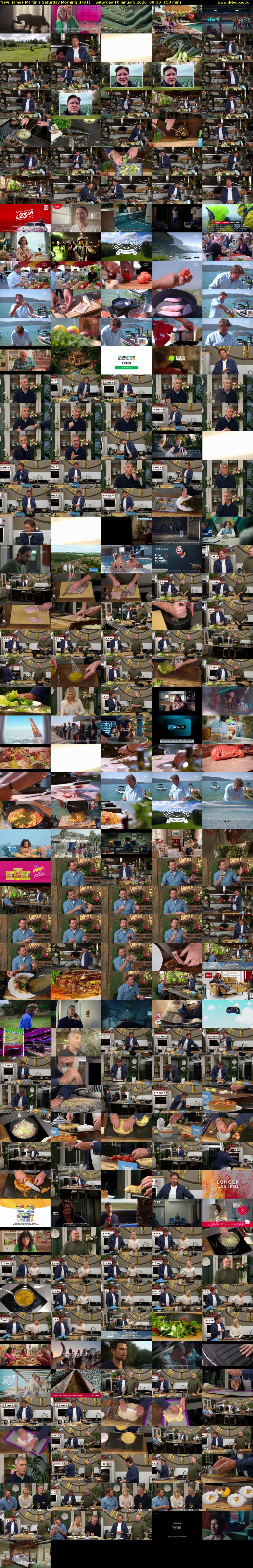 James Martin's Saturday Morning (ITV1) Saturday 10 January 2026 09:30 - 12:00