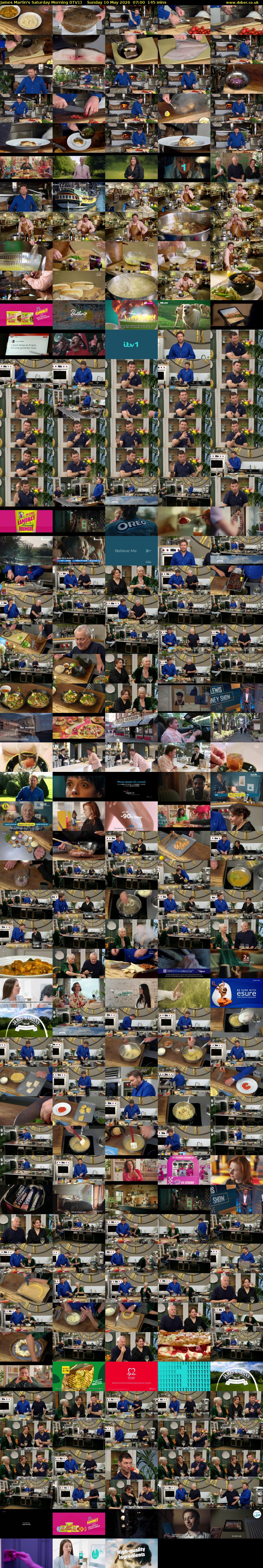 James Martin's Saturday Morning (ITV1) Sunday 10 May 2026 07:00 - 09:25