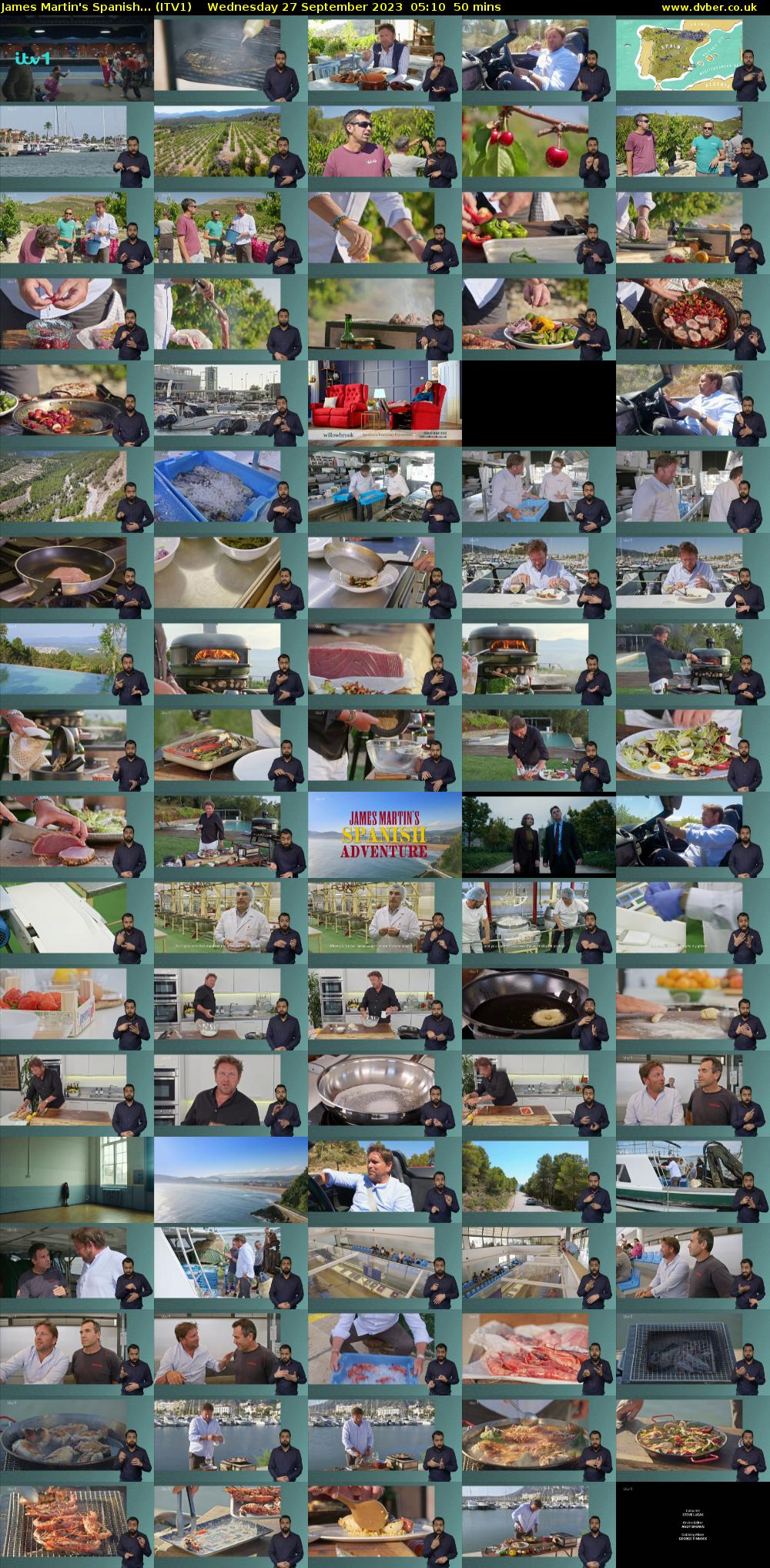 James Martin's Spanish... (ITV1) Wednesday 27 September 2023 05:10 - 06:00