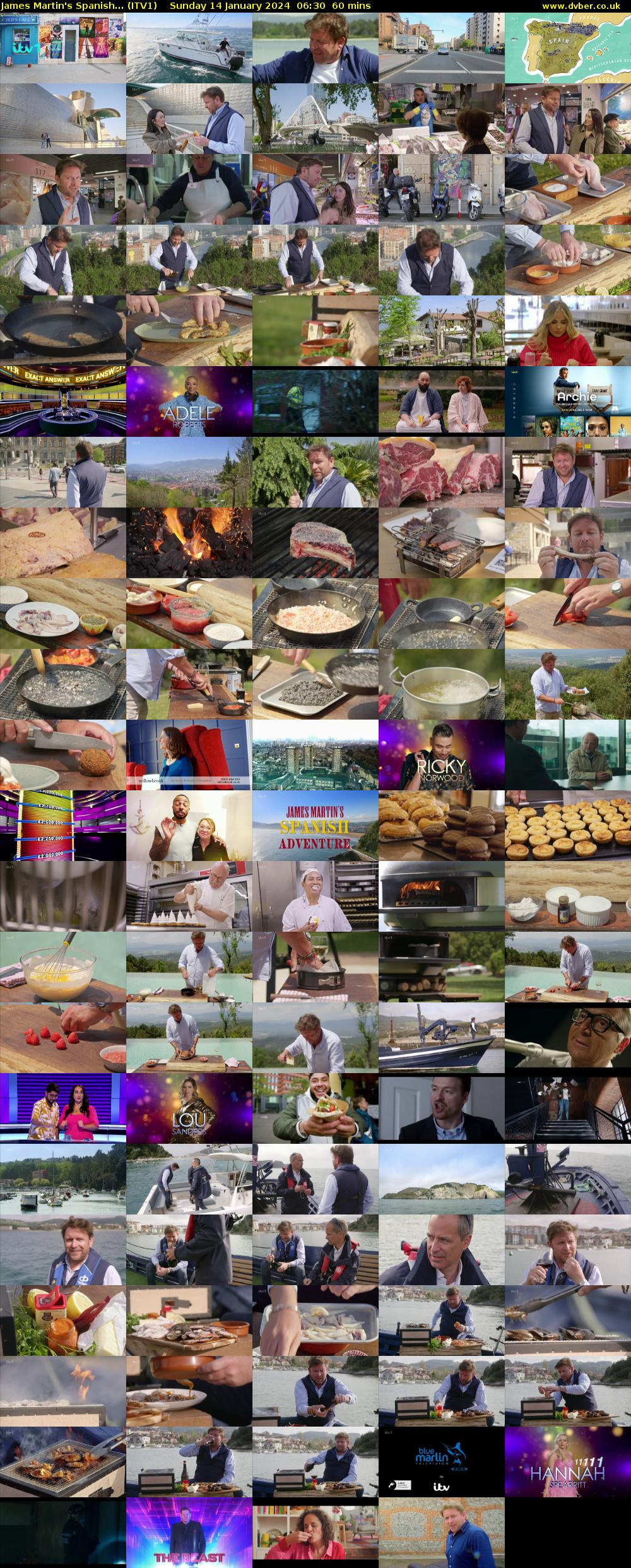 James Martin's Spanish... (ITV1) Sunday 14 January 2024 06:30 - 07:30