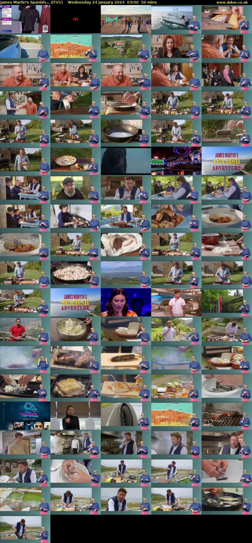 James Martin's Spanish... (ITV1) Wednesday 24 January 2024 03:00 - 03:50