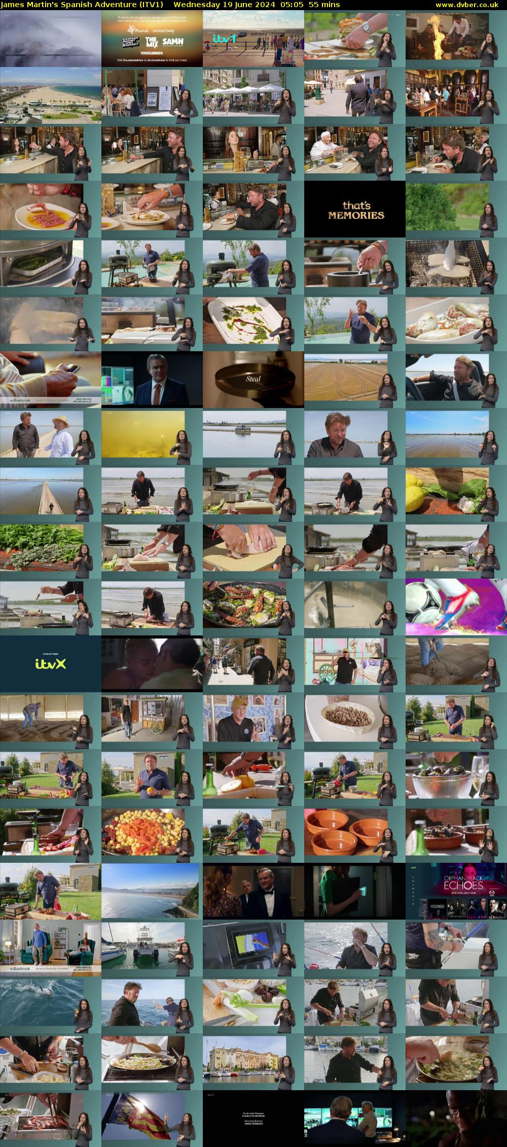 James Martin's Spanish Adventure (ITV1) Wednesday 19 June 2024 05:05 - 06:00