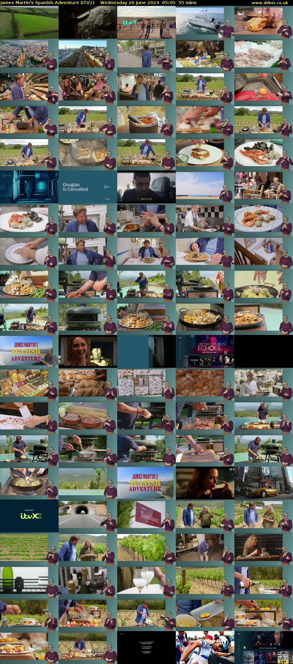 James Martin's Spanish Adventure (ITV1) Wednesday 26 June 2024 05:05 - 06:00