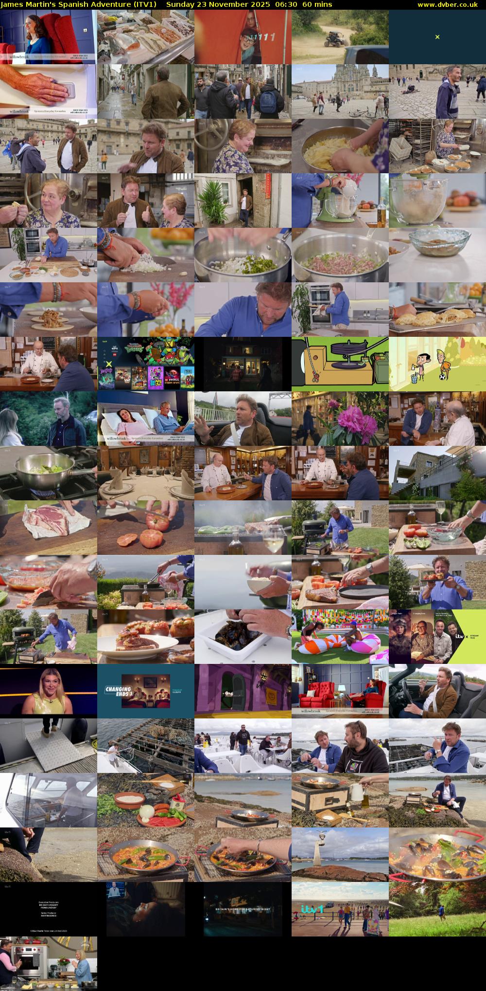James Martin's Spanish Adventure (ITV1) Sunday 23 November 2025 06:30 - 07:30