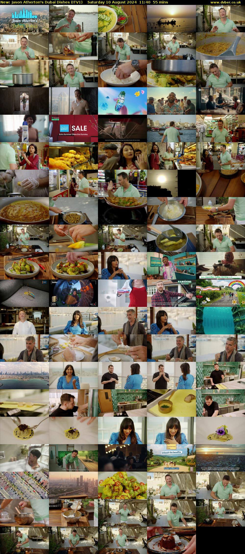 Jason Atherton's Dubai Dishes (ITV1) Saturday 10 August 2024 11:40 - 12:35