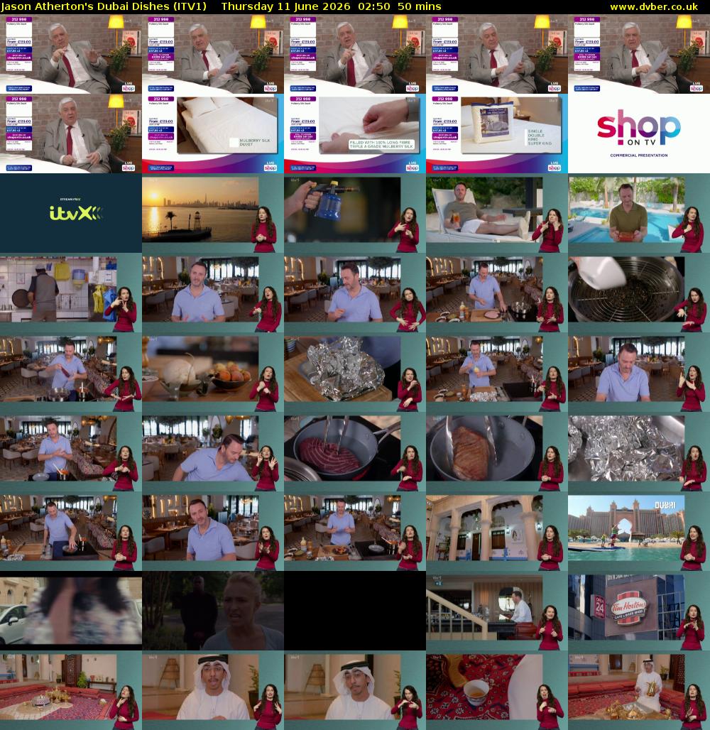 Jason Atherton's Dubai Dishes (ITV1) Thursday 11 June 2026 02:50 - 03:40