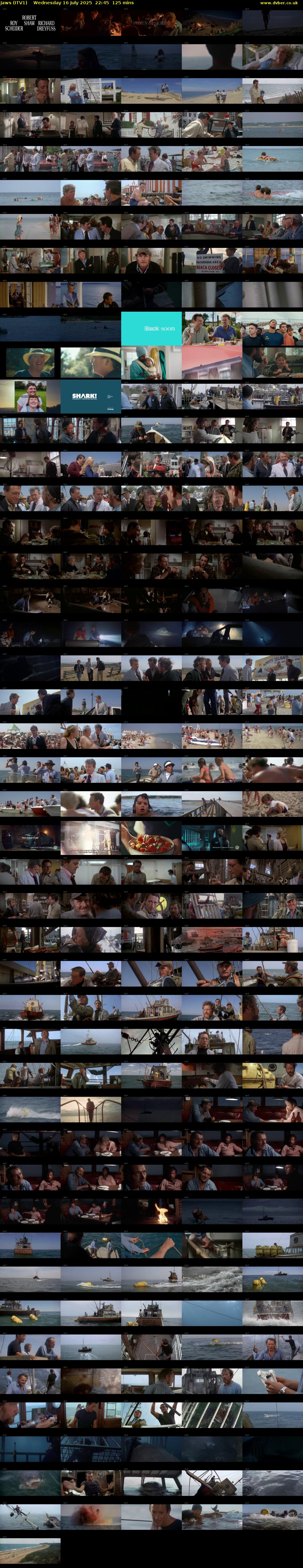 Jaws (ITV1) Wednesday 16 July 2025 22:45 - 00:50