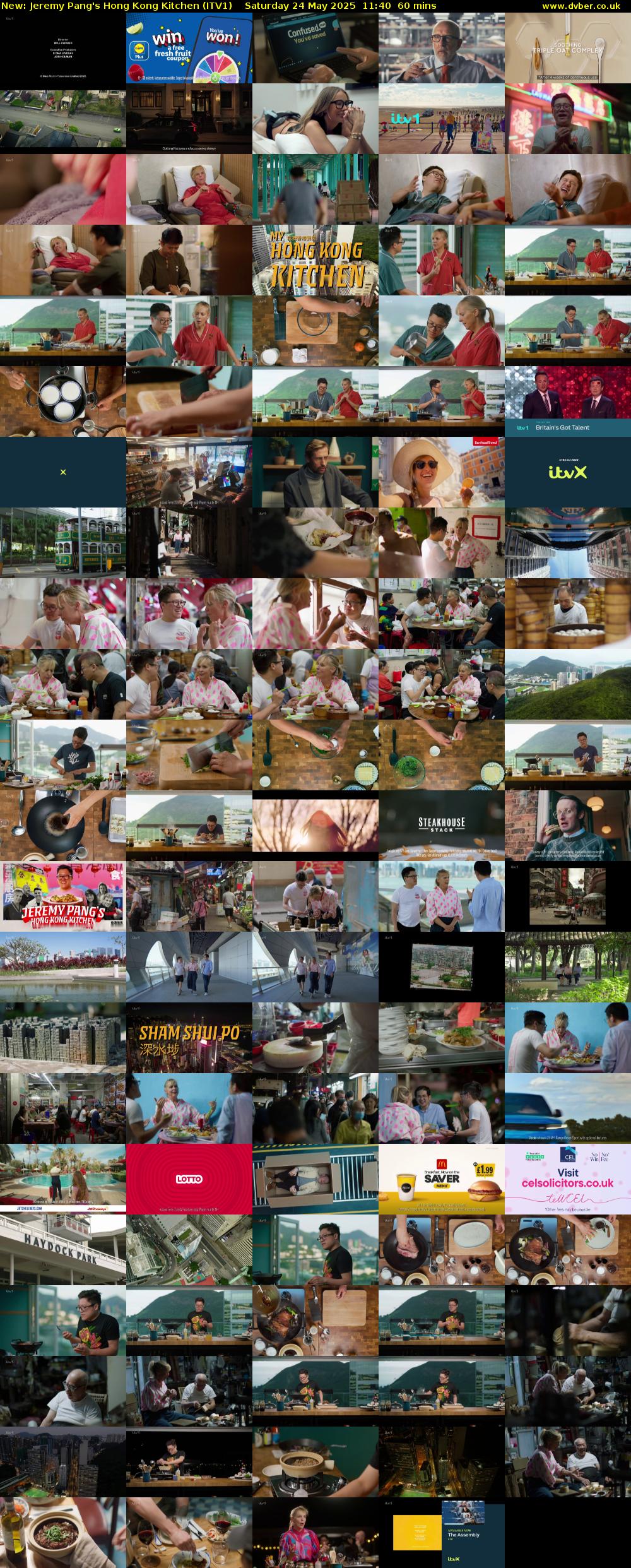 Jeremy Pang's Hong Kong Kitchen (ITV1) Saturday 24 May 2025 11:40 - 12:40
