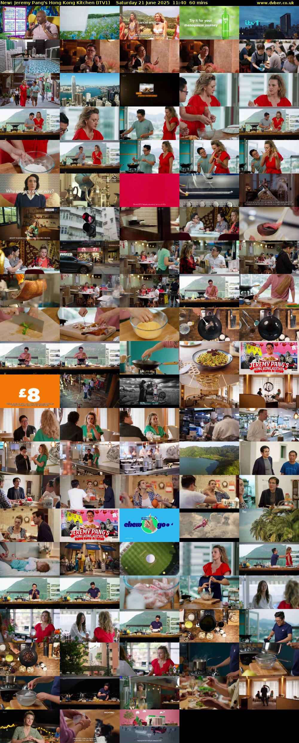 Jeremy Pang's Hong Kong Kitchen (ITV1) Saturday 21 June 2025 11:40 - 12:40