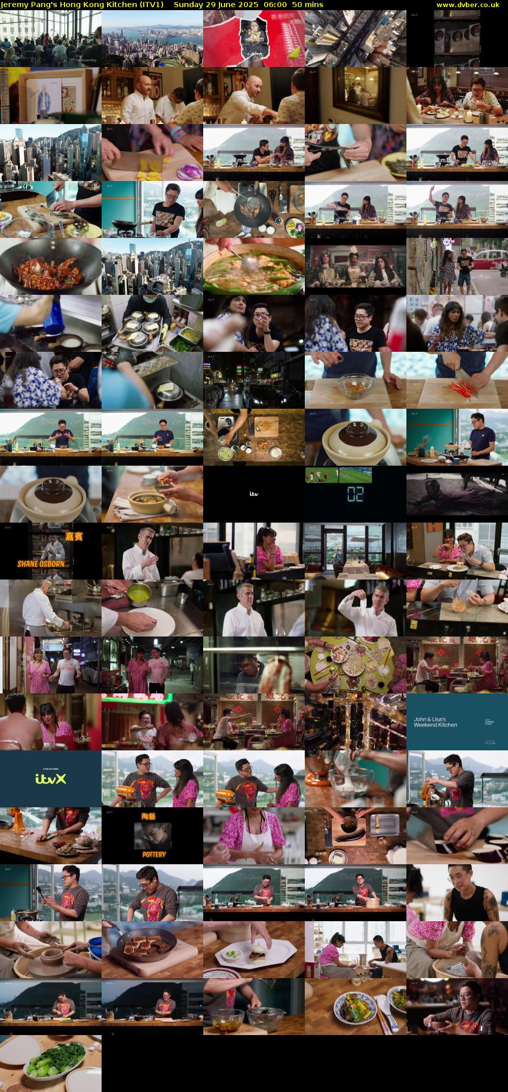 Jeremy Pang's Hong Kong Kitchen (ITV1) Sunday 29 June 2025 06:00 - 06:50