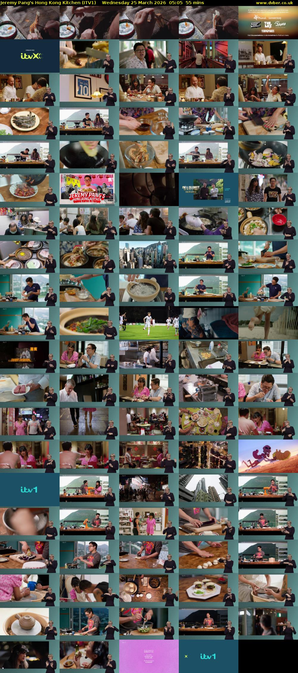 Jeremy Pang's Hong Kong Kitchen (ITV1) Wednesday 25 March 2026 05:05 - 06:00