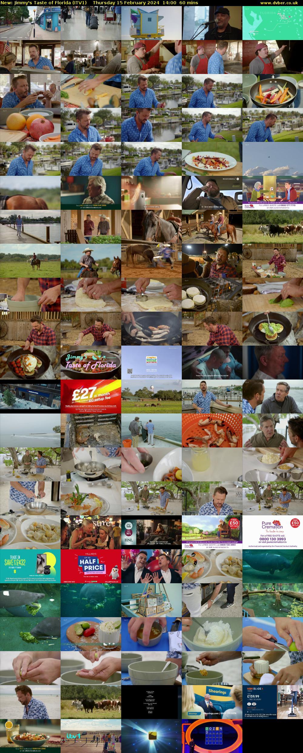Jimmy's Taste of Florida (ITV1) Thursday 15 February 2024 14:00 - 15:00