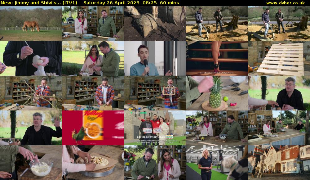 Jimmy and Shivi's... (ITV1) Saturday 26 April 2025 08:25 - 09:25