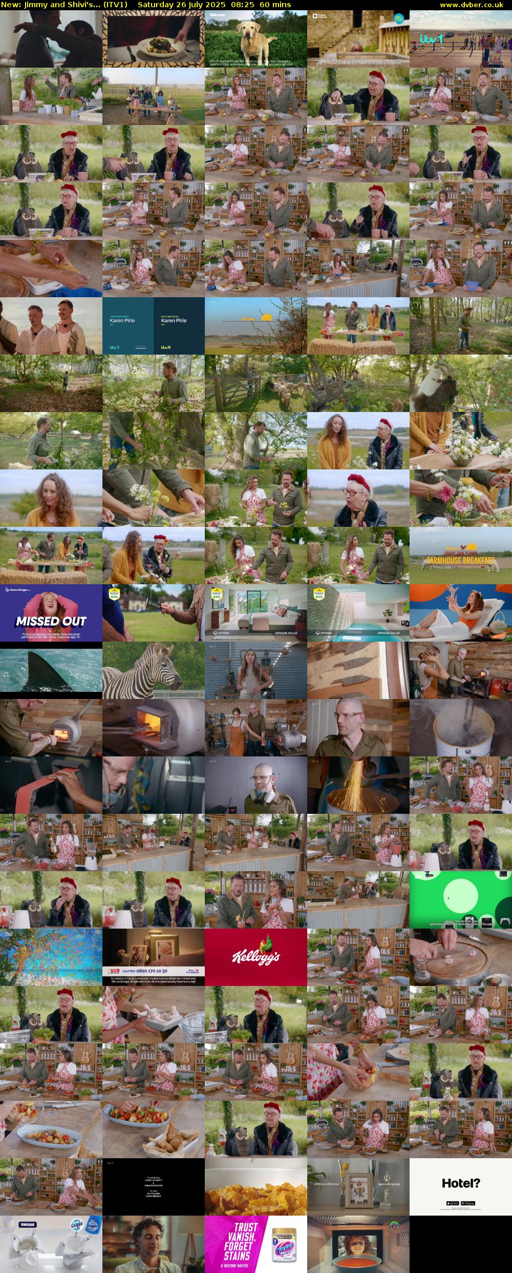 Jimmy and Shivi's... (ITV1) Saturday 26 July 2025 08:25 - 09:25