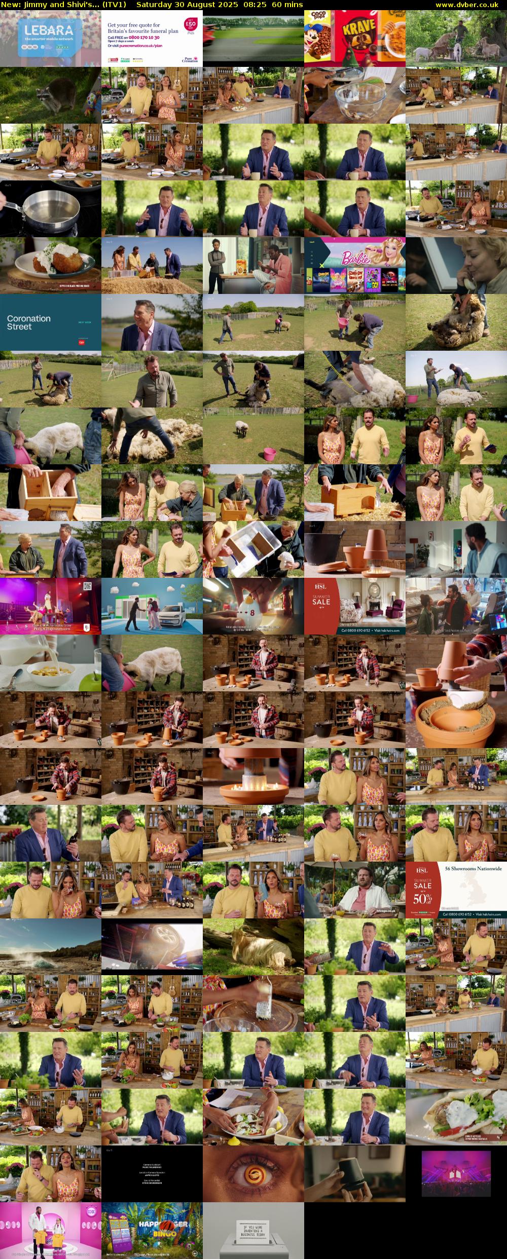 Jimmy and Shivi's... (ITV1) Saturday 30 August 2025 08:25 - 09:25