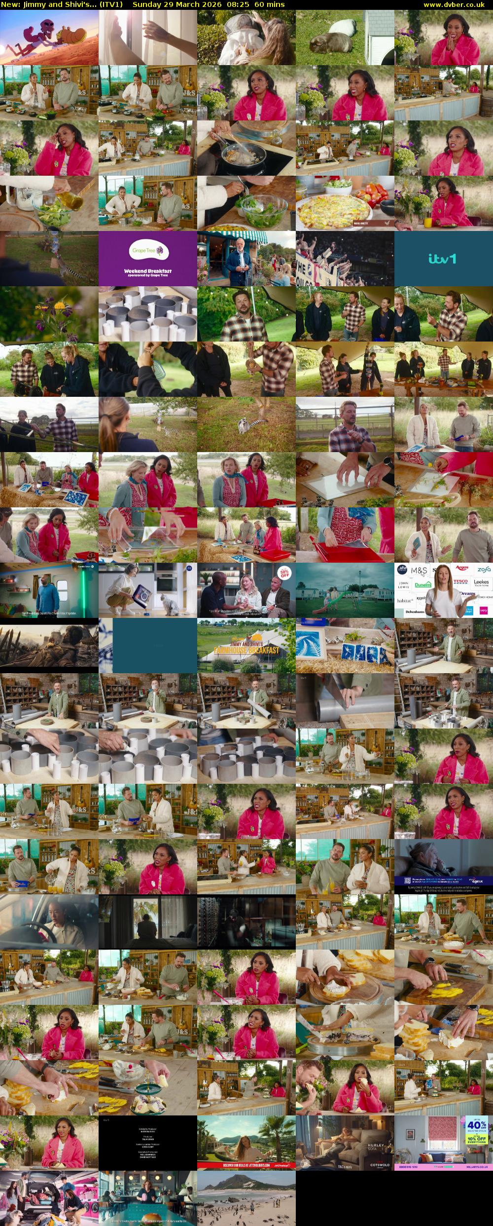 Jimmy and Shivi's... (ITV1) Sunday 29 March 2026 08:25 - 09:25