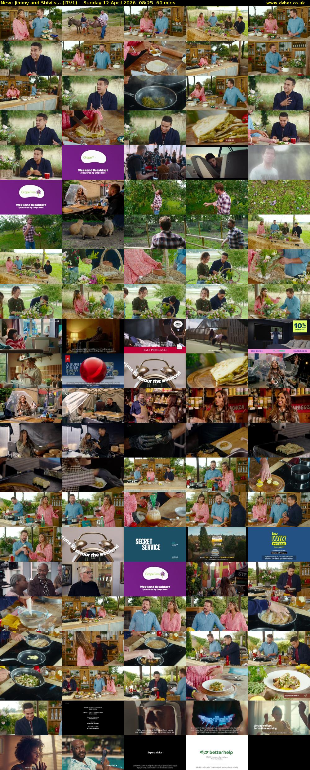 Jimmy and Shivi's... (ITV1) Sunday 12 April 2026 08:25 - 09:25