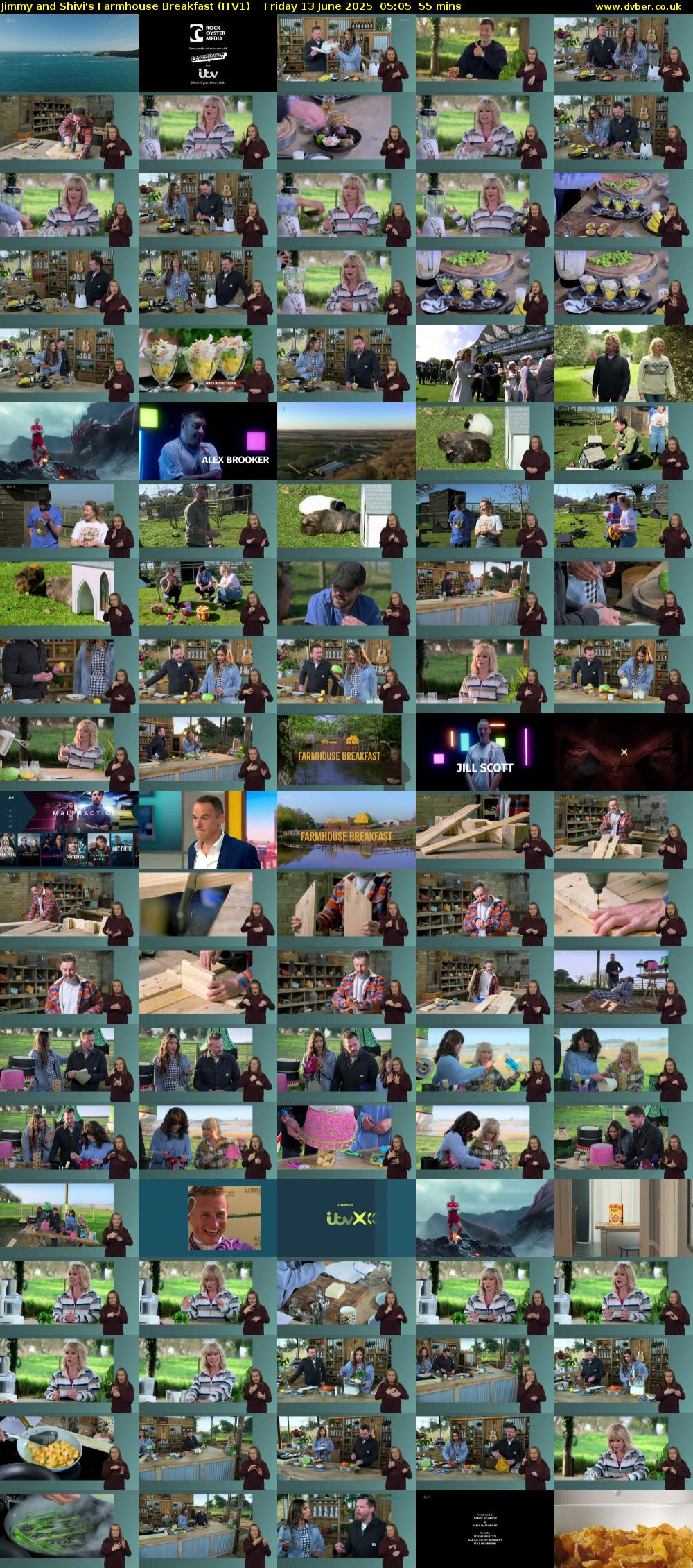 Jimmy and Shivi's Farmhouse Breakfast (ITV1) Friday 13 June 2025 05:05 - 06:00