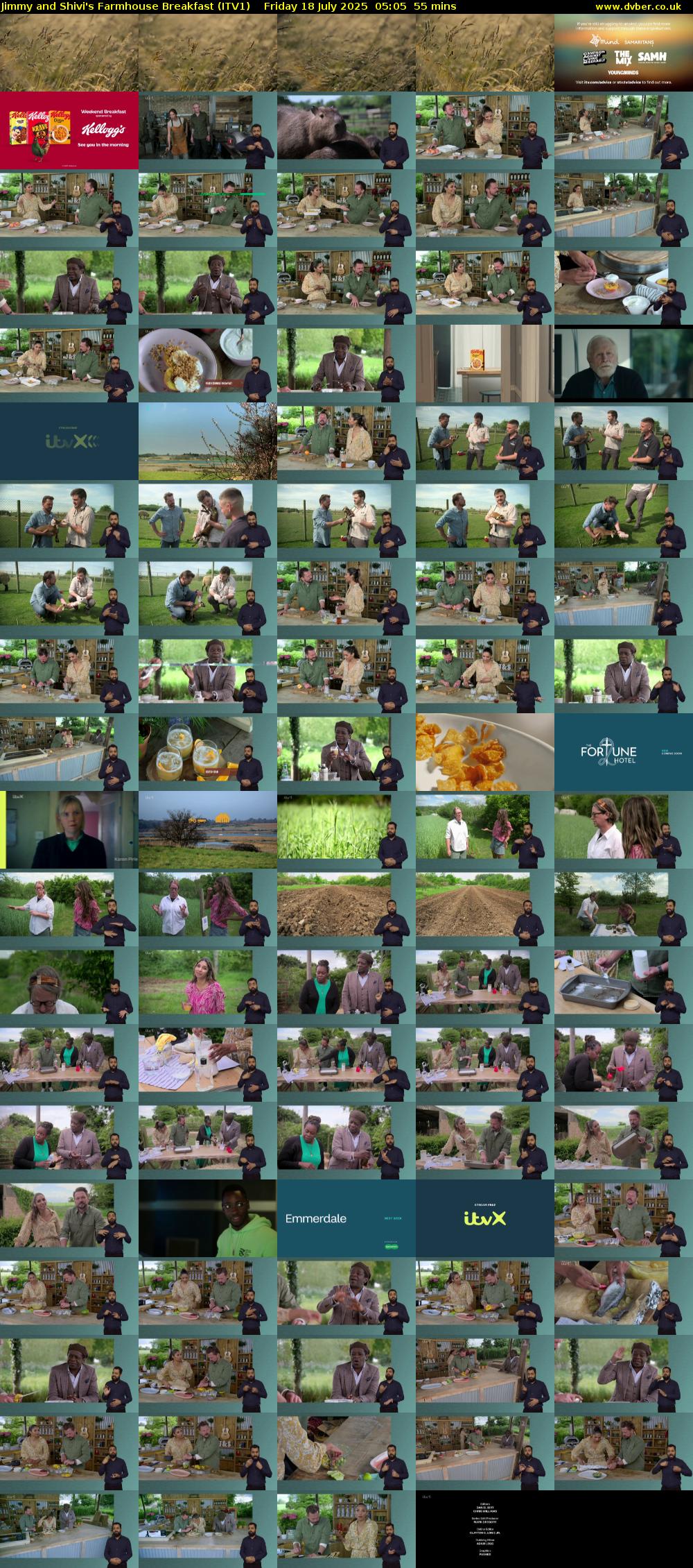 Jimmy and Shivi's Farmhouse Breakfast (ITV1) Friday 18 July 2025 05:05 - 06:00