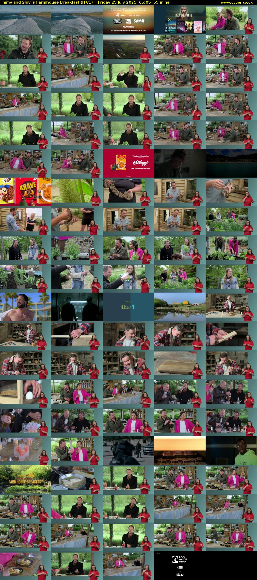 Jimmy and Shivi's Farmhouse Breakfast (ITV1) Friday 25 July 2025 05:05 - 06:00
